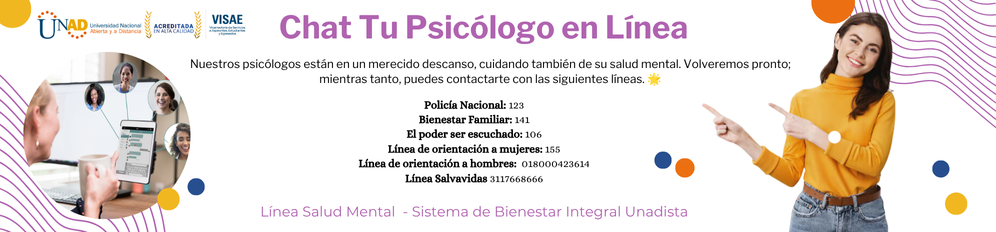 Información Chat Psicosocial 2026